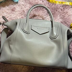 Givenchy Elegant Gray Satchel